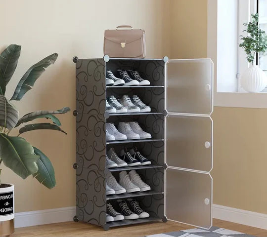 Platzsparende, stapelbare Schuhregale, Organizer-Schrankregale Karnz
