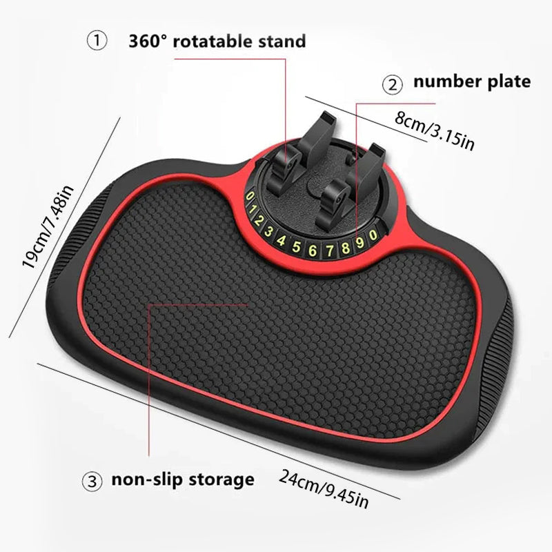 Multifunktionales Auto-Antirutschmatte Auto-Handyhalter | Karnz