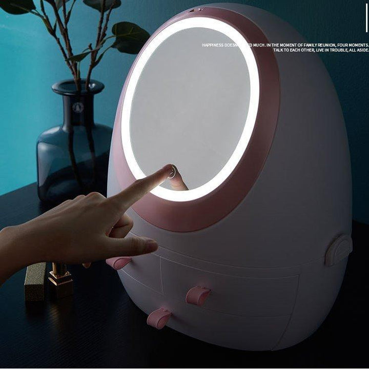LED Spiegel Kosmetik Aufbewahrungsbox | Karnz