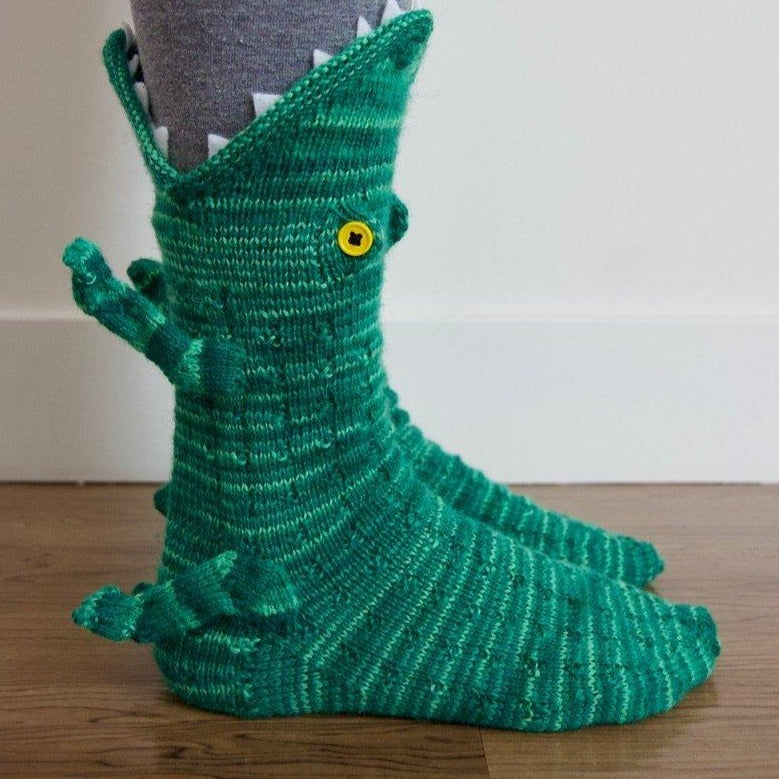 Strickkrokodilsocken | Karnz