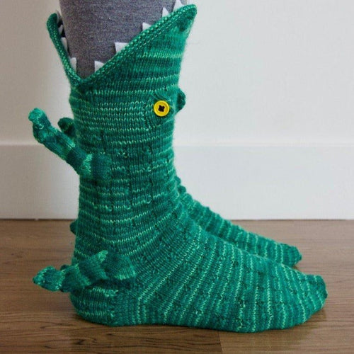 Strickkrokodilsocken | Karnz