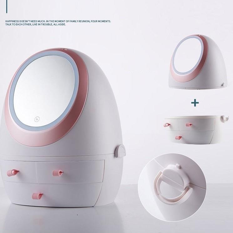LED Spiegel Kosmetik Aufbewahrungsbox | Karnz