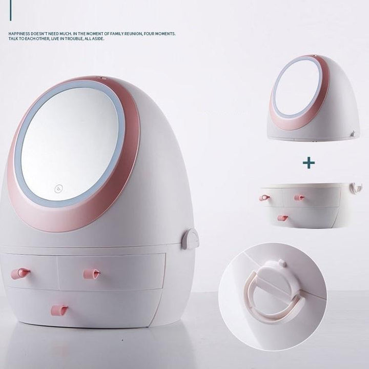 LED Spiegel Kosmetik Aufbewahrungsbox | Karnz