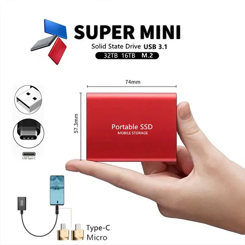 SSD externe Festplatte Festplattenspeicher SSD 1 2 4 8 12 16 32 64 TB extern | Karnz