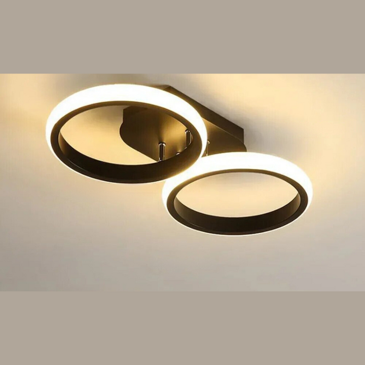 Moderner LED Ring-Kronleuchter – Minimalistische Deckenleuchte für Wohnzimmer und Essbereich | Karnz