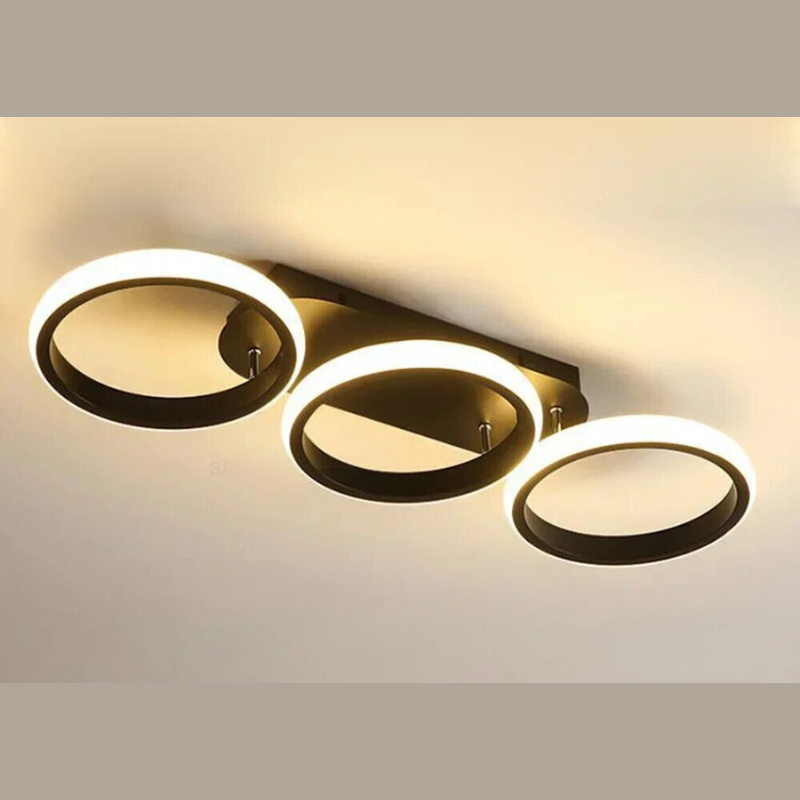 Moderner LED Ring-Kronleuchter – Minimalistische Deckenleuchte für Wohnzimmer und Essbereich | Karnz