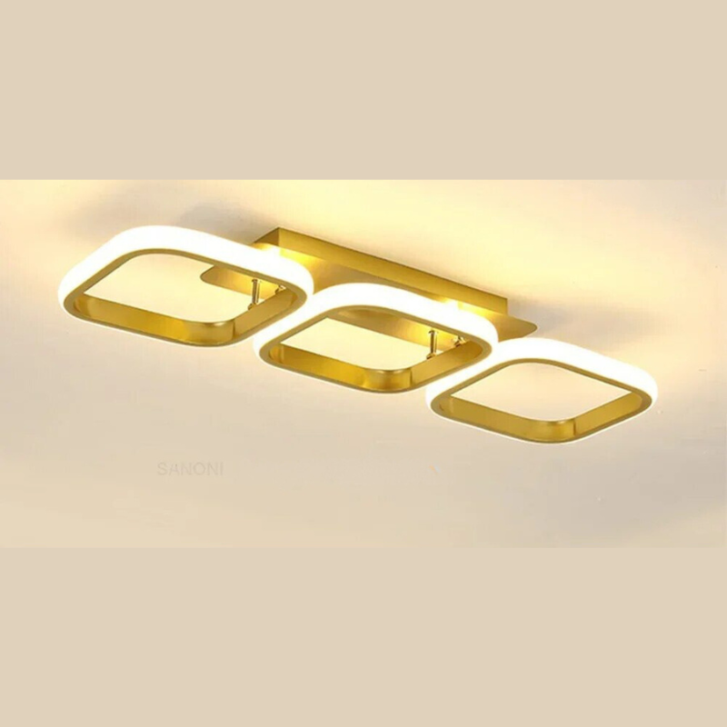 Moderner LED Ring-Kronleuchter – Minimalistische Deckenleuchte für Wohnzimmer und Essbereich | Karnz