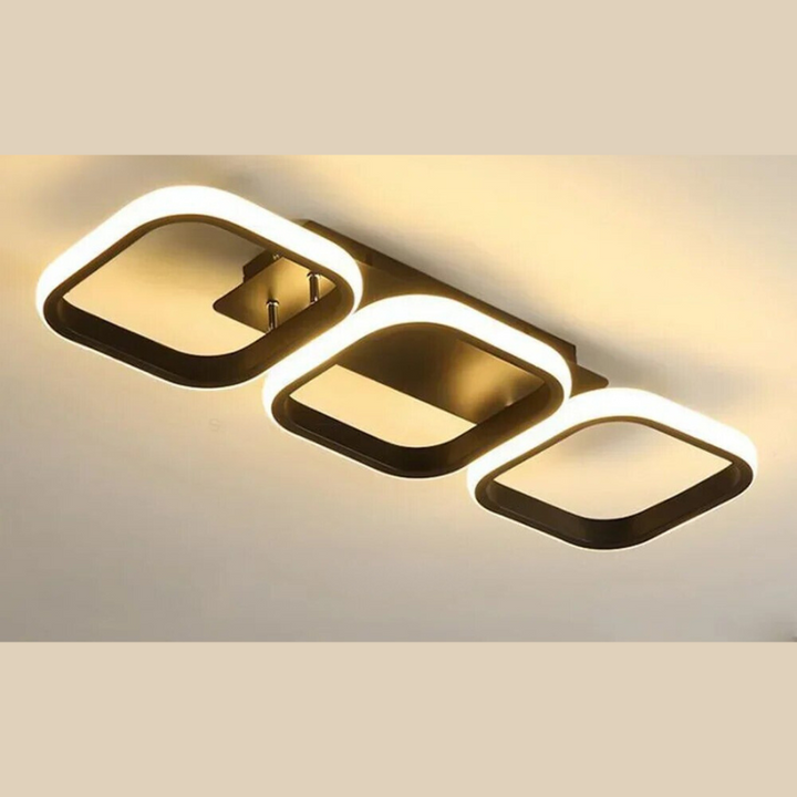 Moderner LED Ring-Kronleuchter – Minimalistische Deckenleuchte für Wohnzimmer und Essbereich | Karnz