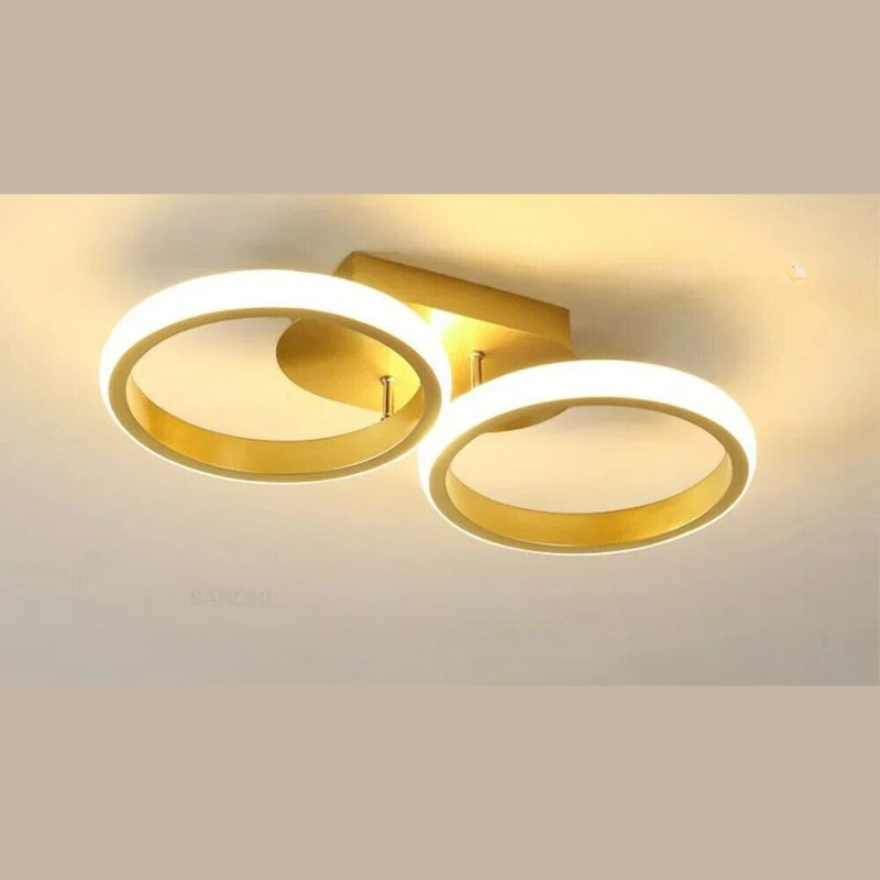 Moderner LED Ring-Kronleuchter – Minimalistische Deckenleuchte für Wohnzimmer und Essbereich | Karnz