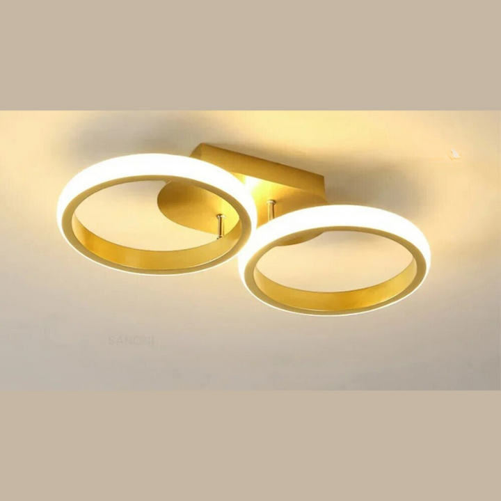 Moderner LED Ring-Kronleuchter – Minimalistische Deckenleuchte für Wohnzimmer und Essbereich | Karnz