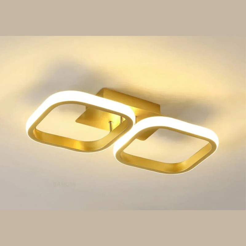 Moderner LED Ring-Kronleuchter – Minimalistische Deckenleuchte für Wohnzimmer und Essbereich | Karnz