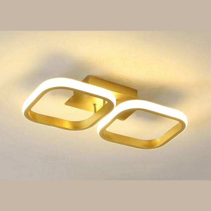 Moderner LED Ring-Kronleuchter – Minimalistische Deckenleuchte für Wohnzimmer und Essbereich | Karnz