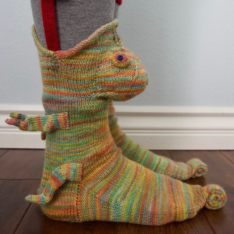 Strickkrokodilsocken | Karnz