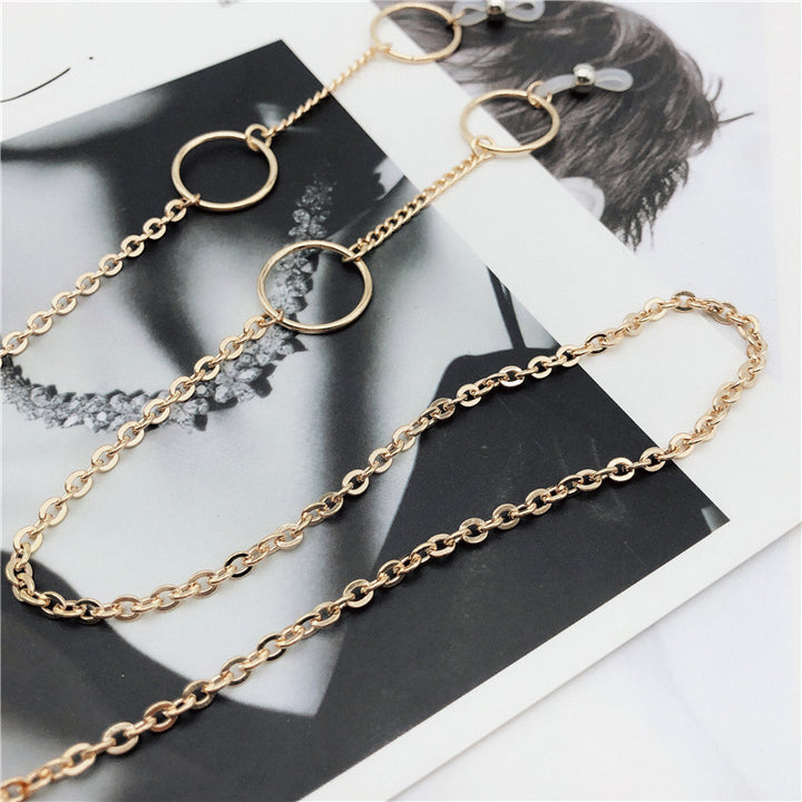 Chic Metall Brillen Kette Karnz
