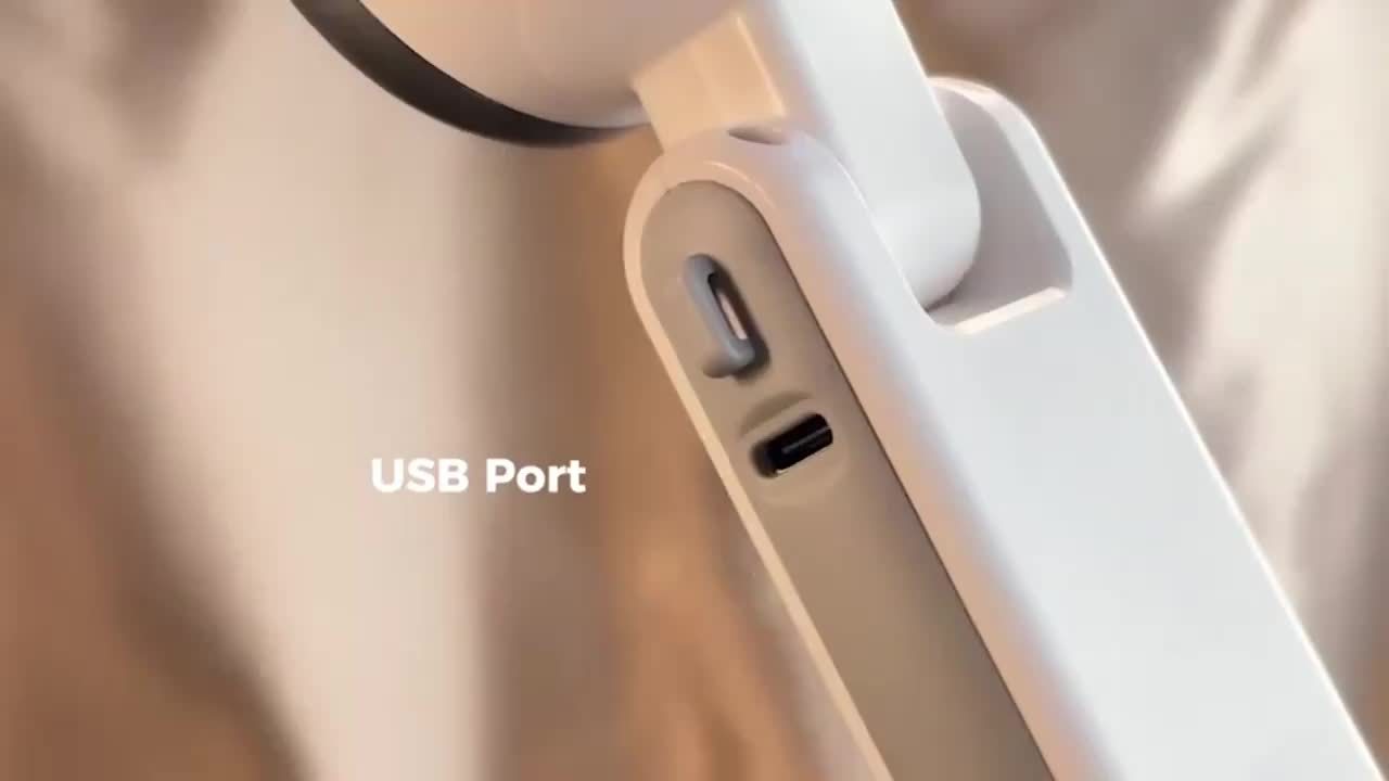 USB wiederaufladbarer Handventilator mit 5 Geschwindigkeiten | Karnz