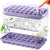 101oz. Eiswürfelschalen Set - 64-teiliges Silikon Eiswürfelschale mit Deckel & Behälter