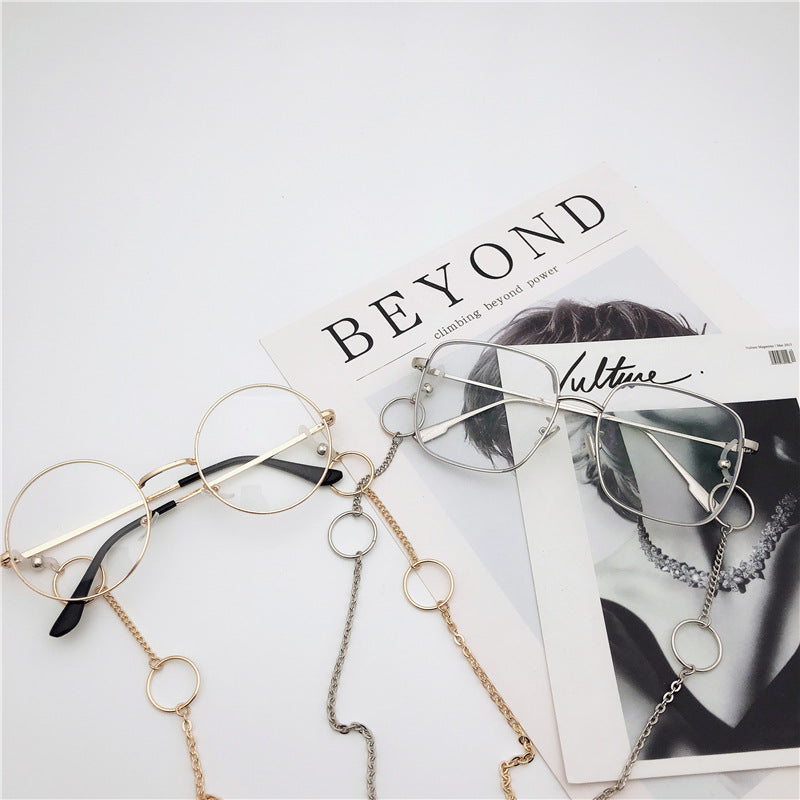 Chic Metall Brillen Kette Karnz