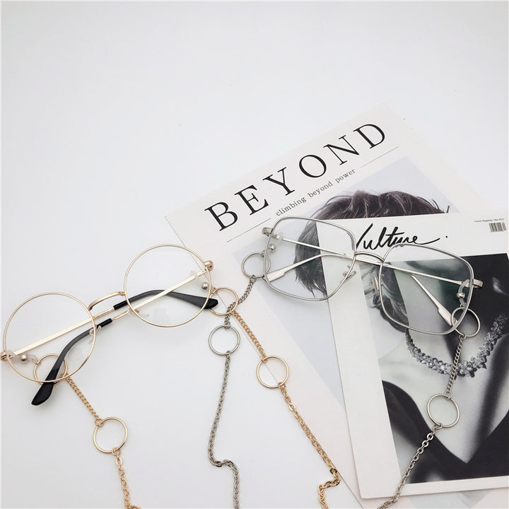 Chic Metall Brillen Kette Karnz