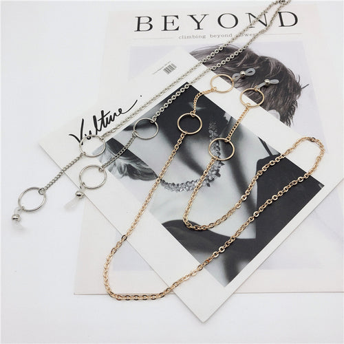 Chic Metall Brillen Kette Karnz