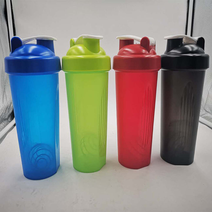 Unisex Bunte Shakerflasche mit Mischball Karnz