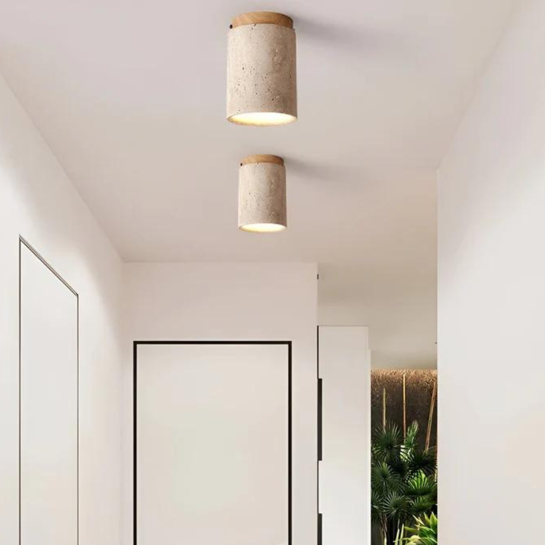 Trendige Runde Japanische Stil Deckenlampe - ZenLight | Karnz