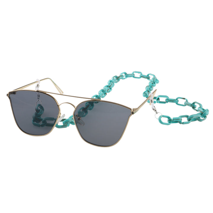 Chunky Acryl Brillen Kette Karnz