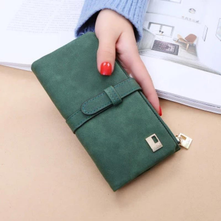 Lange Brieftasche mit zwei Fächern für Frauen | Karnz