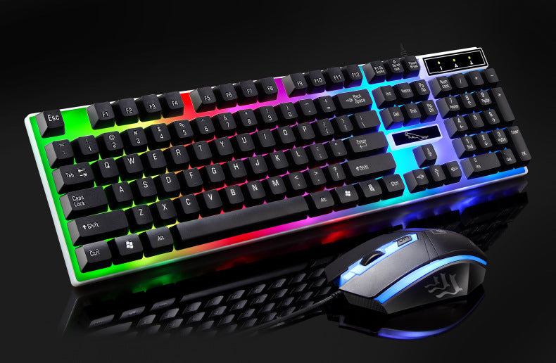 RGB mechanisches Keyboard und Präzisions-Optische Maus Set Karnz