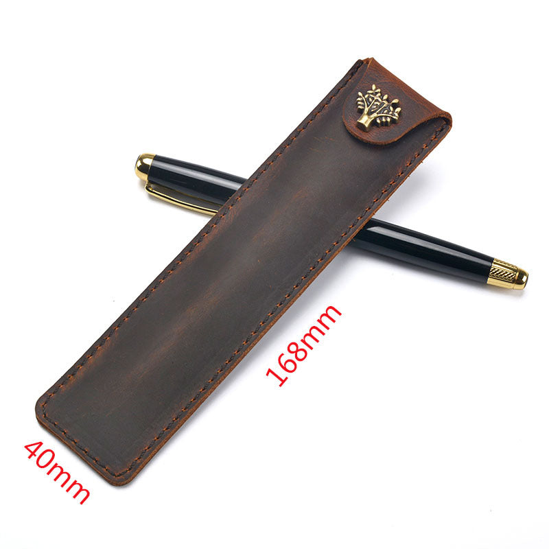 Handgefertigter Leder-Stifthalter
