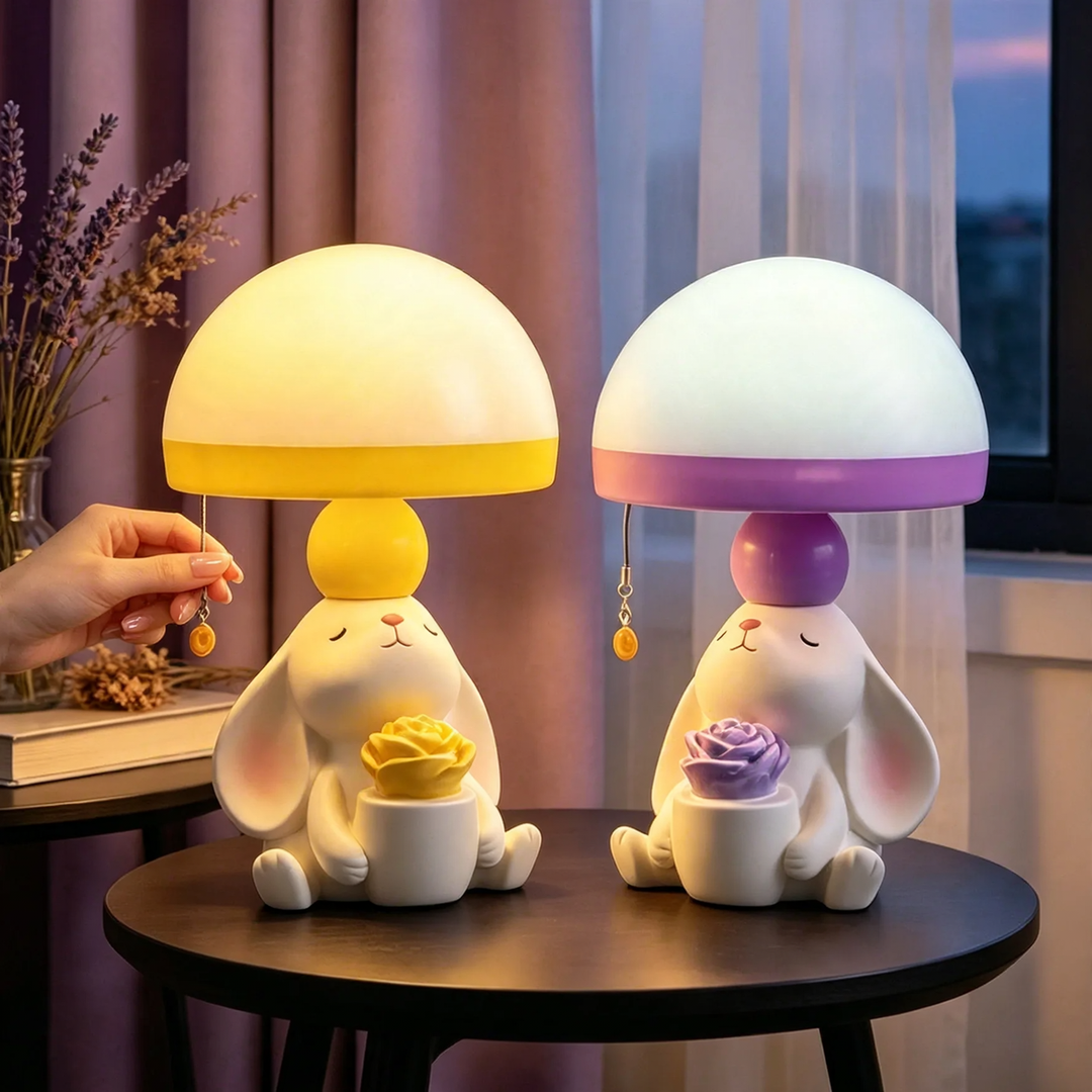 Süße Hängeohren-Kaninchen Quallenlicht mit Farbwechsel