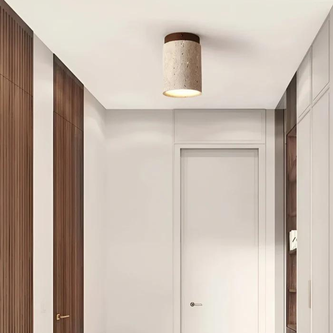 Trendige Runde Japanische Stil Deckenlampe - ZenLight | Karnz