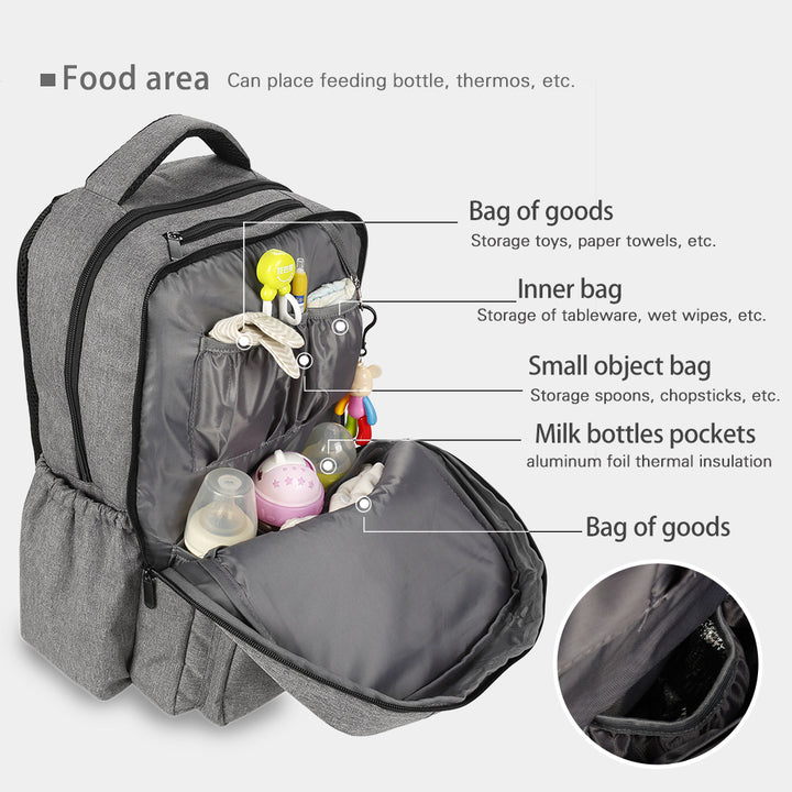 Eleganter Laptop-Rucksack mit Verstärktem Rücken und Isolierten Fächern Karnz