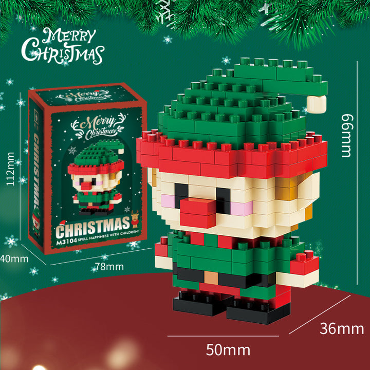 Weihnachts-Klemmbaustein-Set für Kinder