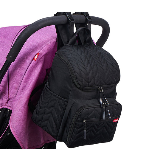 Schicke gesteppt Multi-Fach Rucksack Karnz