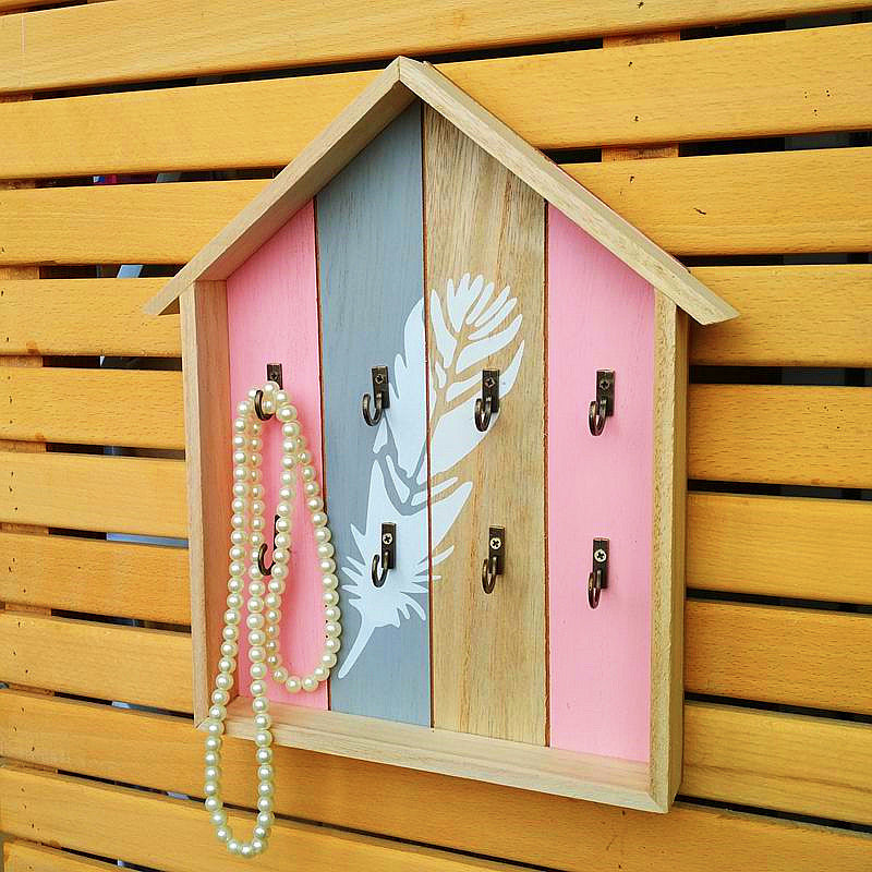 Rustikale Wohnkultur Dekorative Wandhaken Organizer