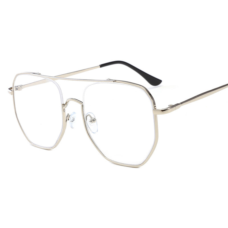 Damen moderne geometrische Sonnenbrille Karnz
