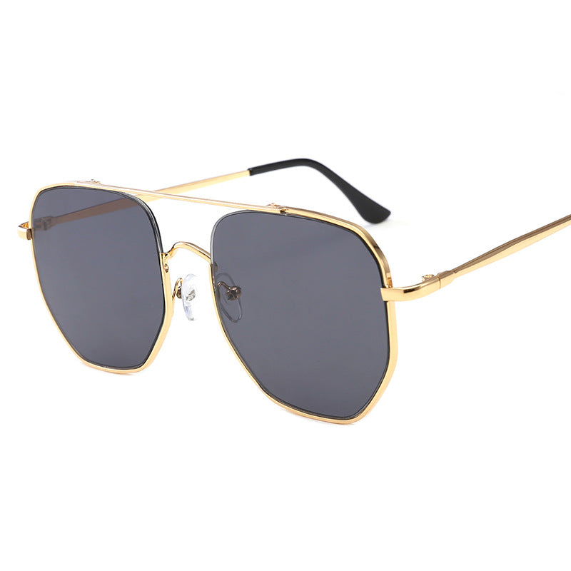 Damen moderne geometrische Sonnenbrille Karnz