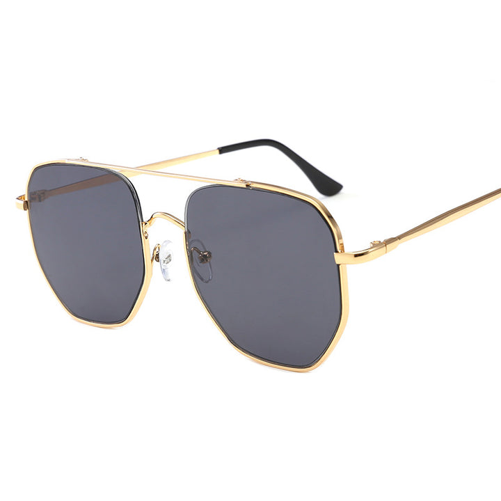 Damen moderne geometrische Sonnenbrille Karnz