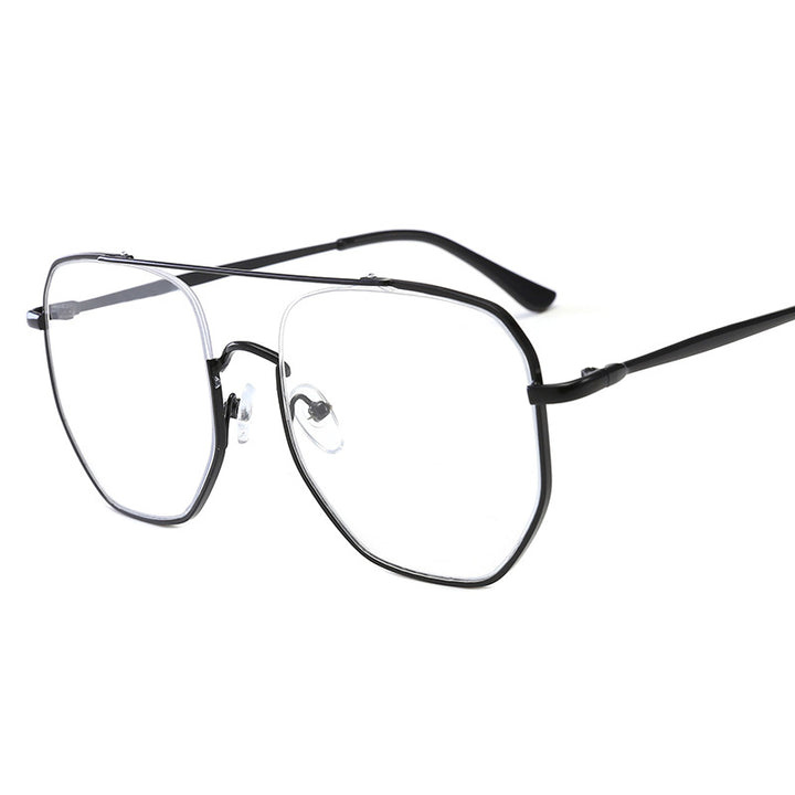 Damen moderne geometrische Sonnenbrille Karnz