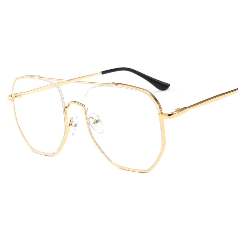 Damen moderne geometrische Sonnenbrille Karnz