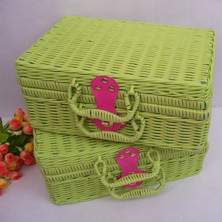 Vielseitige Handgewebte Weidenlagerbox Karnz