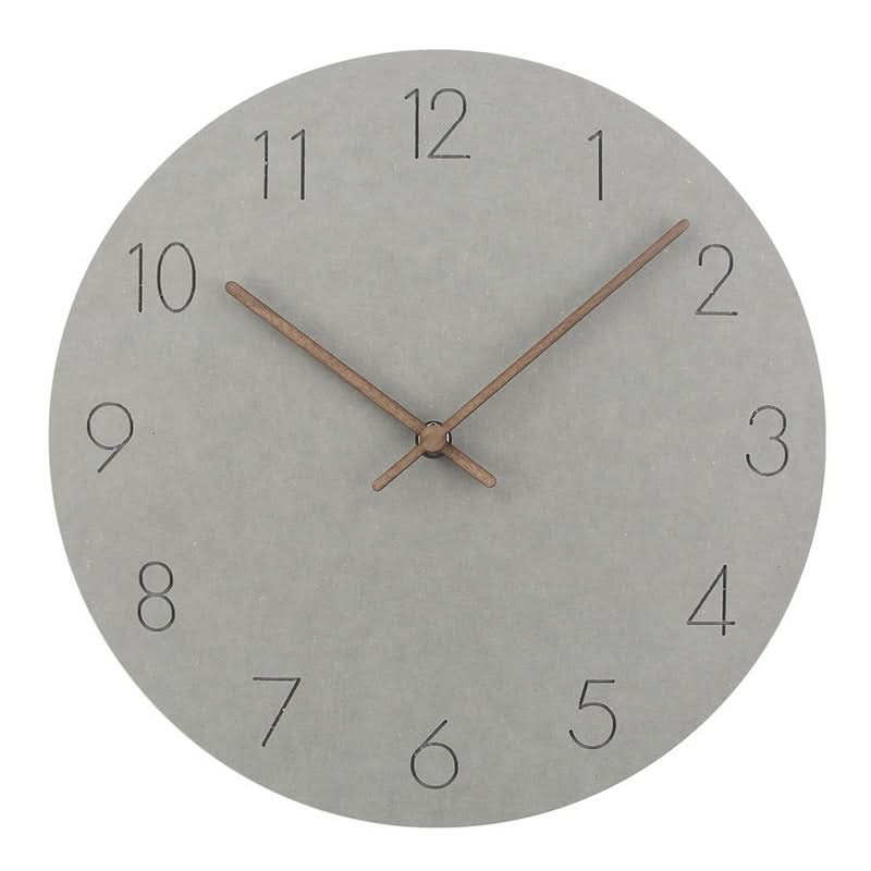 Geräuschlose Wanduhr im nordischen Stil für moderne Räume