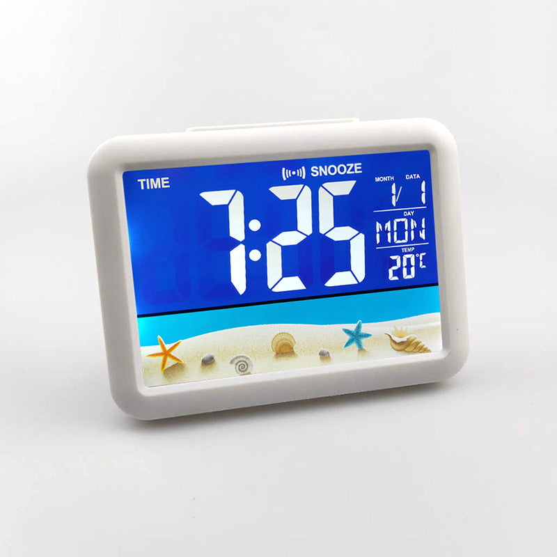 Digitaler Wecker mit Unterwassermotiv Karnz