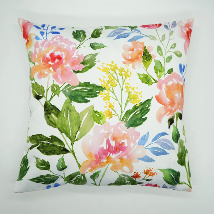 Blumenmuster Dekokissen