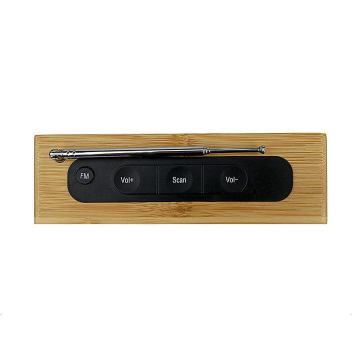 Digitaler Holz-Wecker mit Temperaturanzeige Karnz