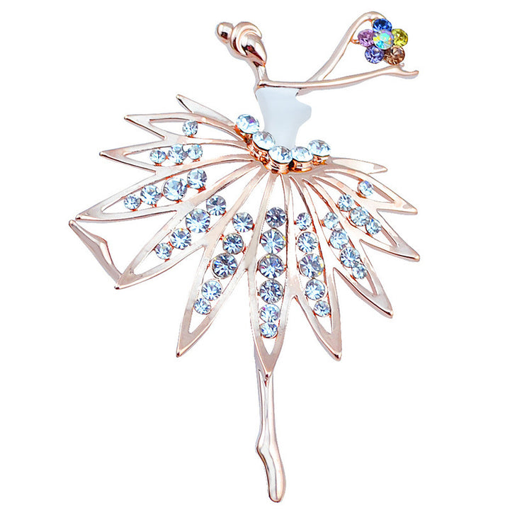 Künstlerische von Ballerinas inspirierte Brosche Karnz