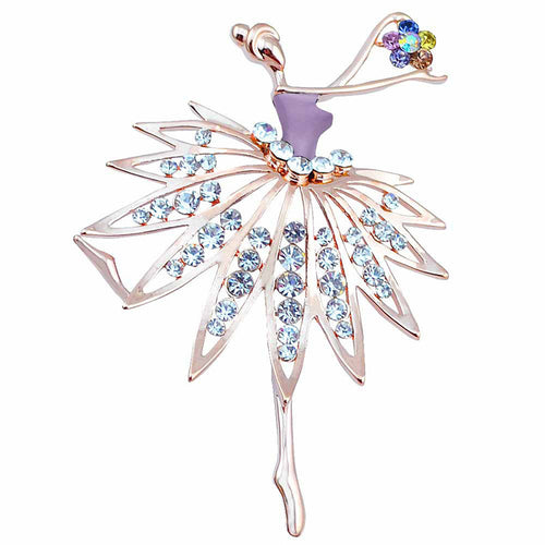 Künstlerische von Ballerinas inspirierte Brosche Karnz