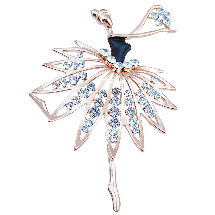 Künstlerische von Ballerinas inspirierte Brosche Karnz