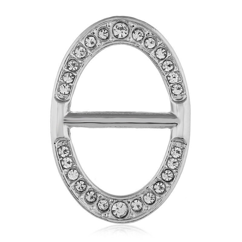 Dekorative mit Strass verzierte Brosche Karnz