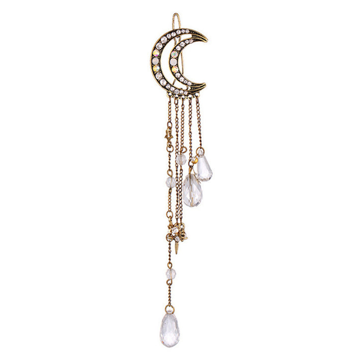 Himmelsmond-inspirierte Dangle-Brosche Karnz